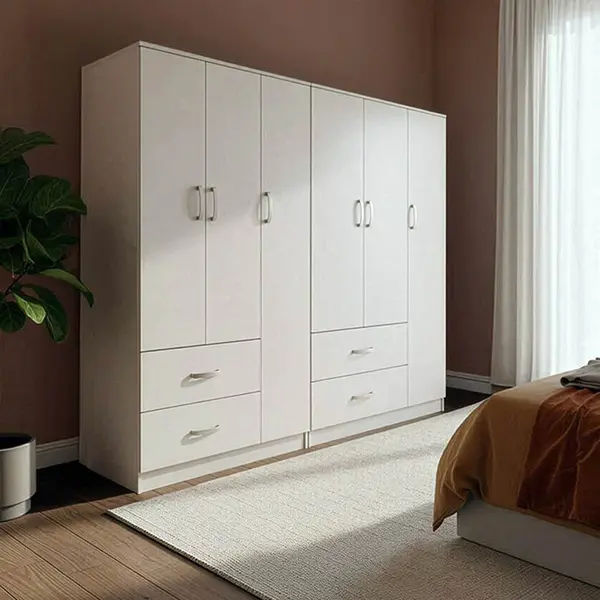 Dulap Athos cu 6 usi, 180x42x180 cm