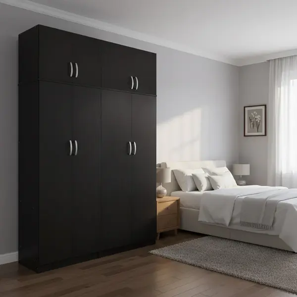 Dulap Athos I cu 4 usi si loft, 160x42x240 cm