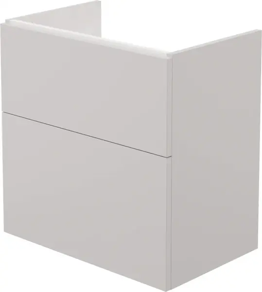 Dulap baie suspendat 60x60x38.5cm pentru lavoar, casmir mat, MDF, Deante Prizma