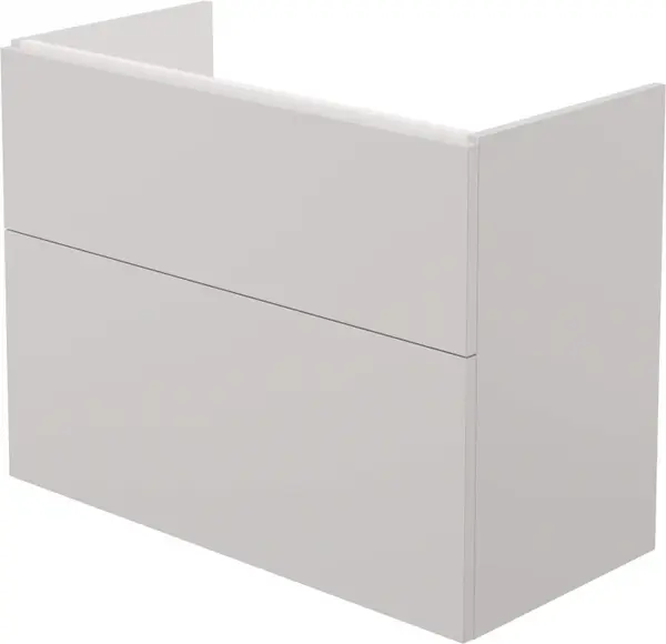 Dulap baie suspendat 80x60x38.5cm pentru lavoar, casmir mat, MDF, Deante Prizma