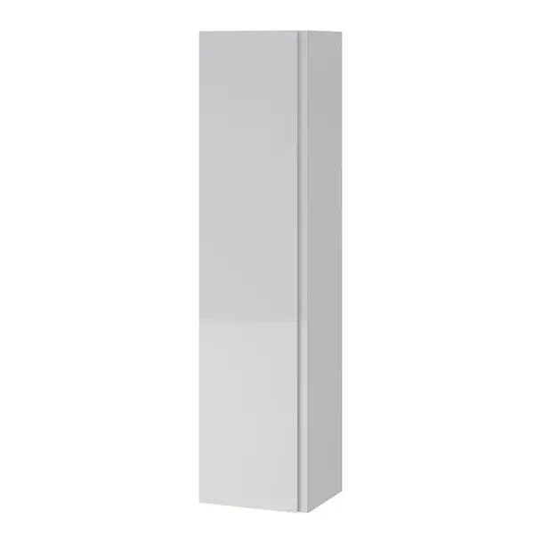 Dulap baie suspendat Cersanit Moduo, o usa, 160 cm, gri, montat
