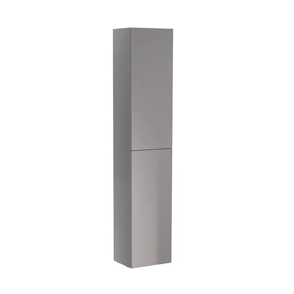 Dulap baie suspendat Gala Shona, 2 usi, 150 cm, gri mat