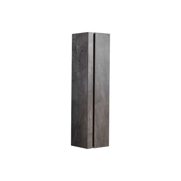 Dulap baie suspendat Marble gri 40x140 cm