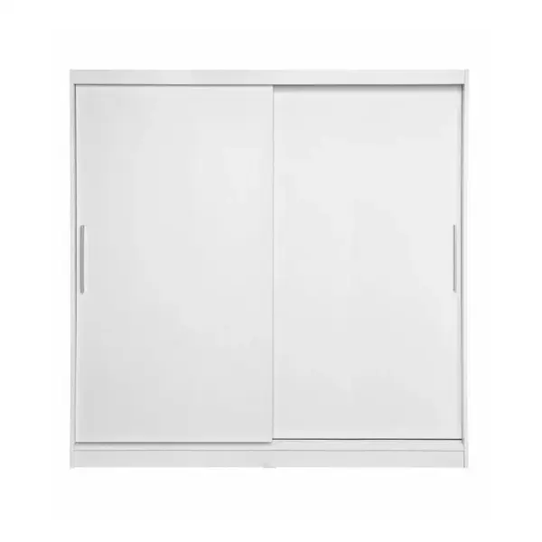 Dulap CORFU 01, usi glisante, alb, 200x60x200 cm