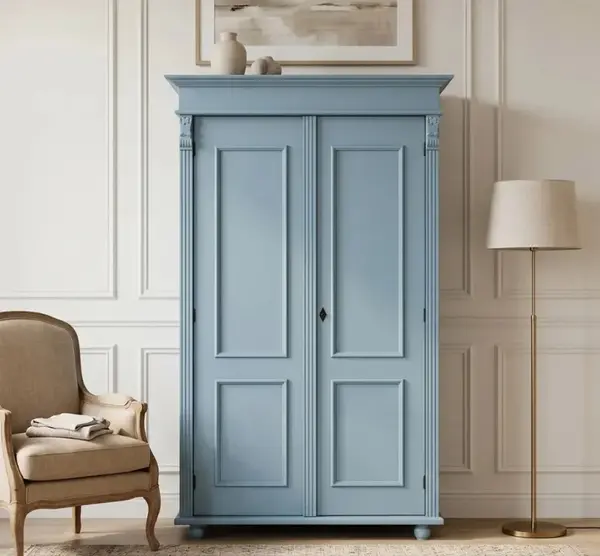 Dulap cu 2 usi cu finisaj Sky Blue