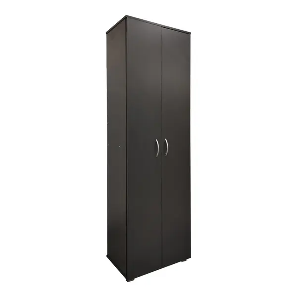Dulap cu 2 usi Racka Gri inchis 58x34x186 cm