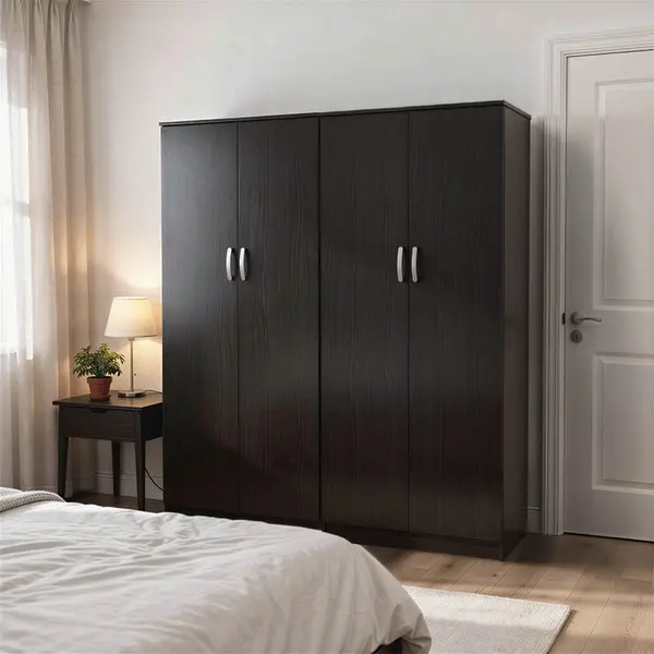 Dulap cu 4 usi, Athos I, V1, Wenge, 160x42x180 cm