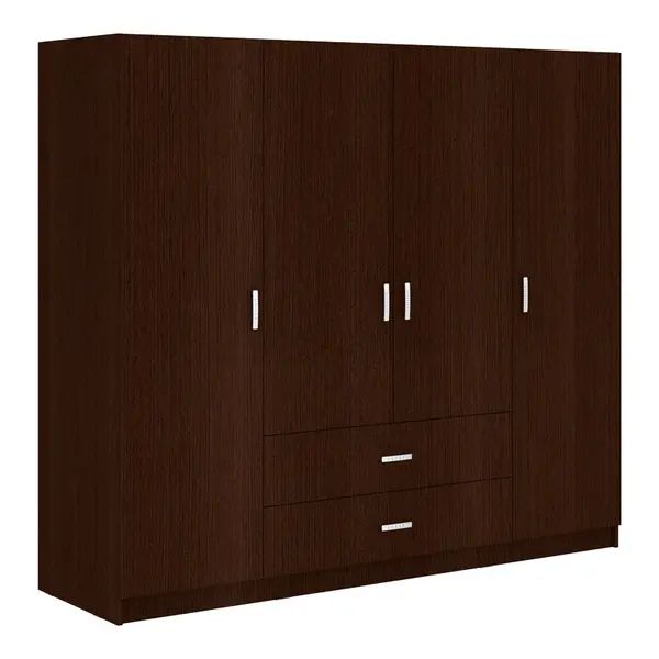 Dulap cu 4 usi, Royal, Wenge, 200x58x177 cm