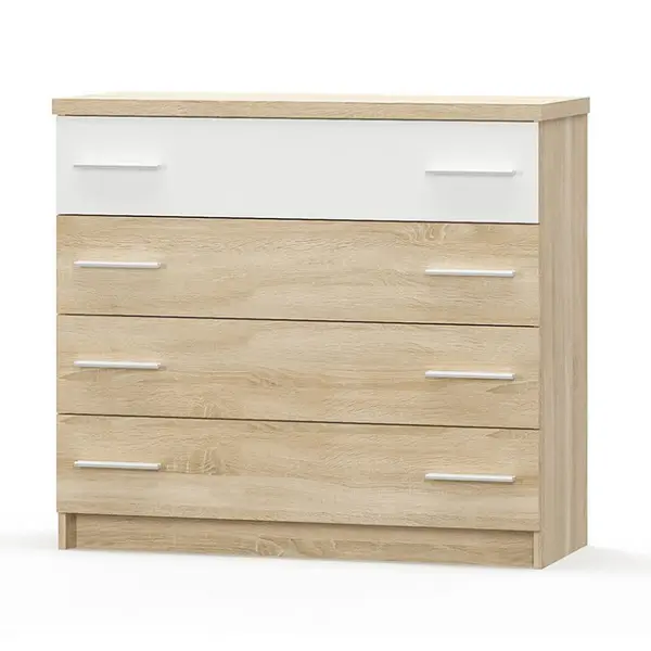 Dulap cu Sertare Geneva Natural 103x40x92 cm