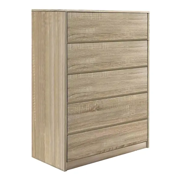 Dulap cu sertare Kuanger Pako World Alb 80x40x109 cm