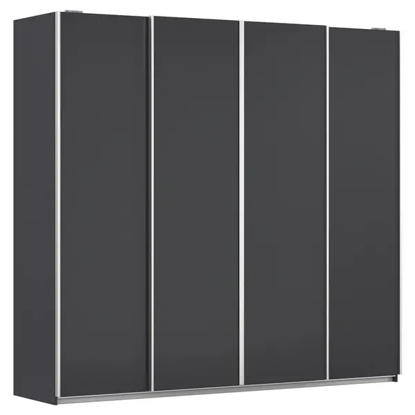Dulap Cu Uși Culisante, 226/211/62 cm, gri închis
