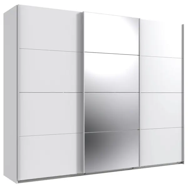 Dulap Cu Uși Culisante, 270/236/64 cm, alb