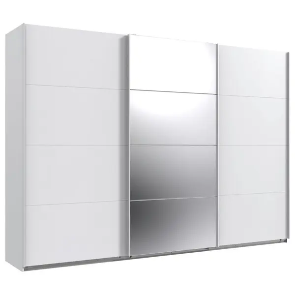 Dulap Cu Uși Culisante, 313/236/64 cm, alb