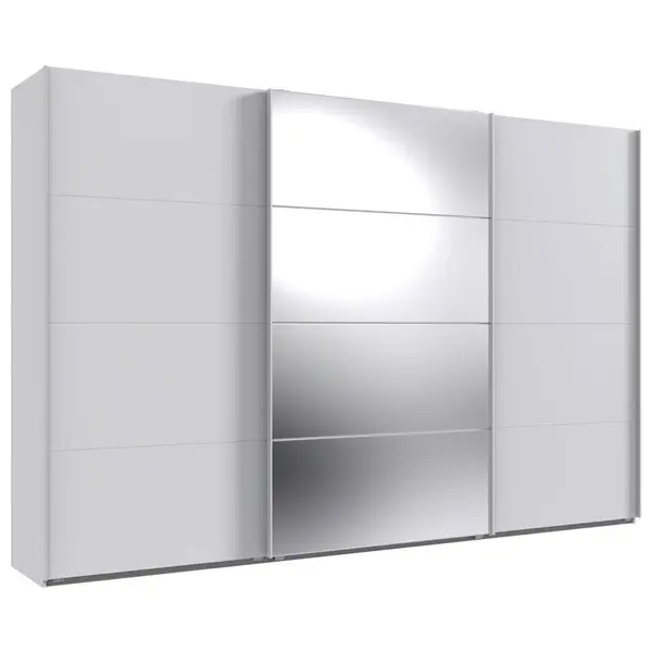 Dulap Cu Uși Culisante, 360/236/64 cm, alb