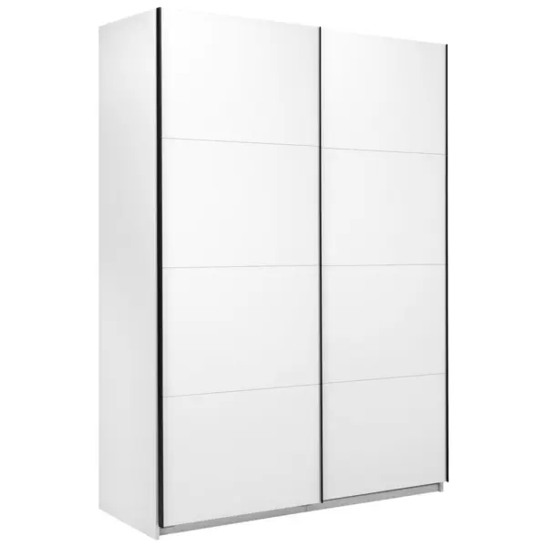 Dulap Cu Uși Glisante, 150/211,5/61,5 cm, alb