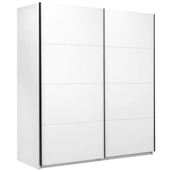 Dulap Cu Uși Glisante, 200/211,5/61,5 cm, alb