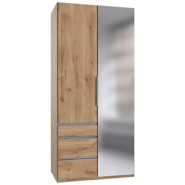 Dulap Cu Uși Rotative, 100/236/58 cm, scânduri de stejar