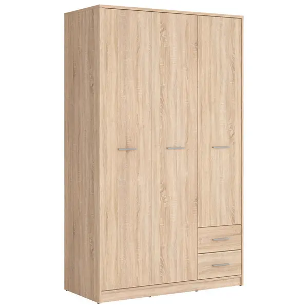 Dulap Cu Uși Rotative, 118,5/197/54,5 cm, stejar Sonoma