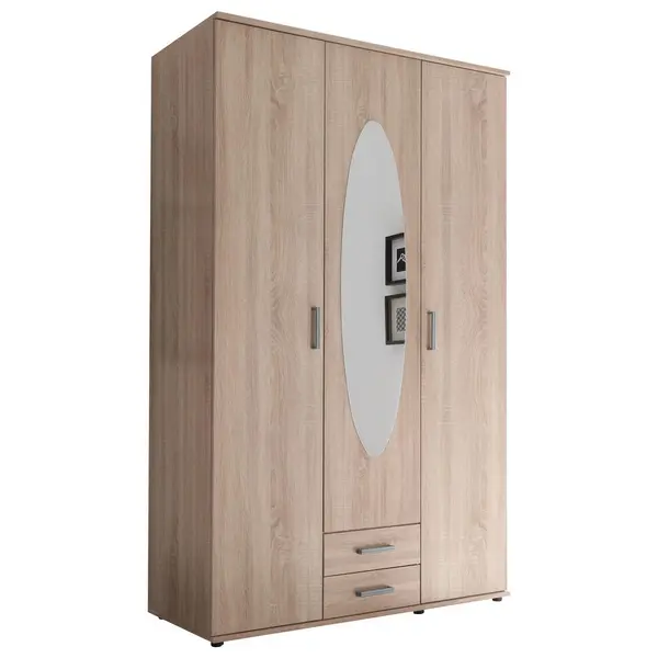 Dulap Cu Uși Rotative, 120/195/55 cm, stejar Sonoma