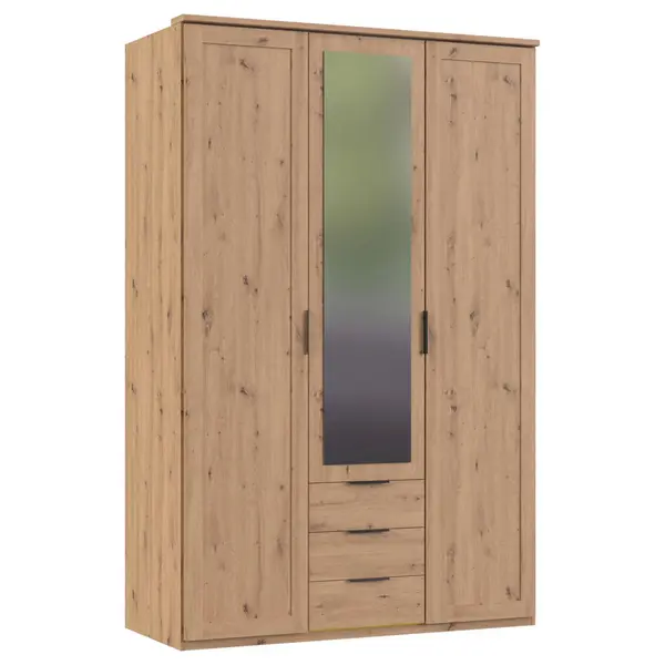 Dulap Cu Uși Rotative, 135/210/58 cm, stejar Artisan