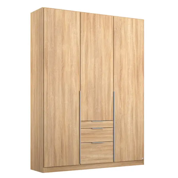 Dulap Cu Uși Rotative, 136/229/54 cm, stejar Sonoma