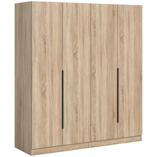 Dulap Cu Uși Rotative, 160/181/52 cm, stejar Sonoma