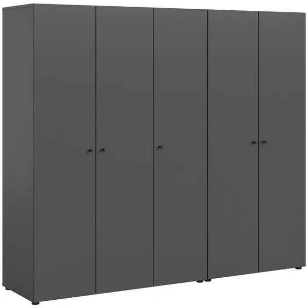 Dulap Cu Uși Rotative, 200/176/51 cm, antracit
