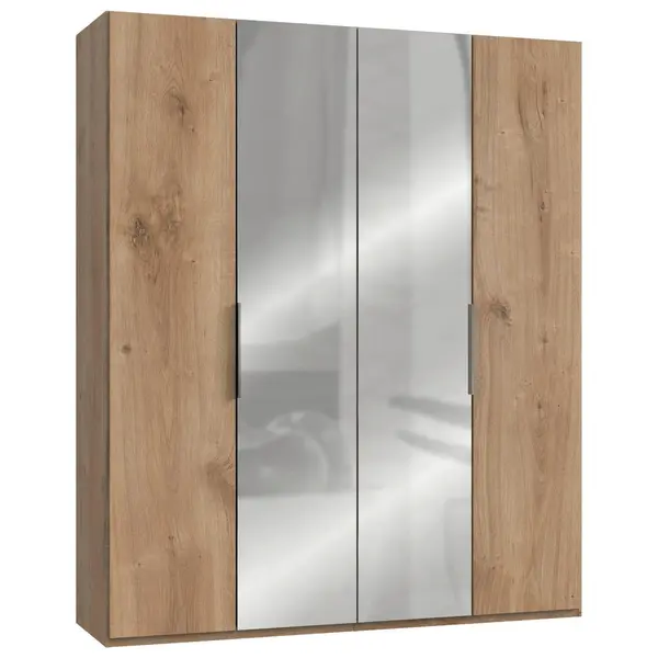 Dulap Cu Uși Rotative, 200/236/58 cm, culoare lemn stejar