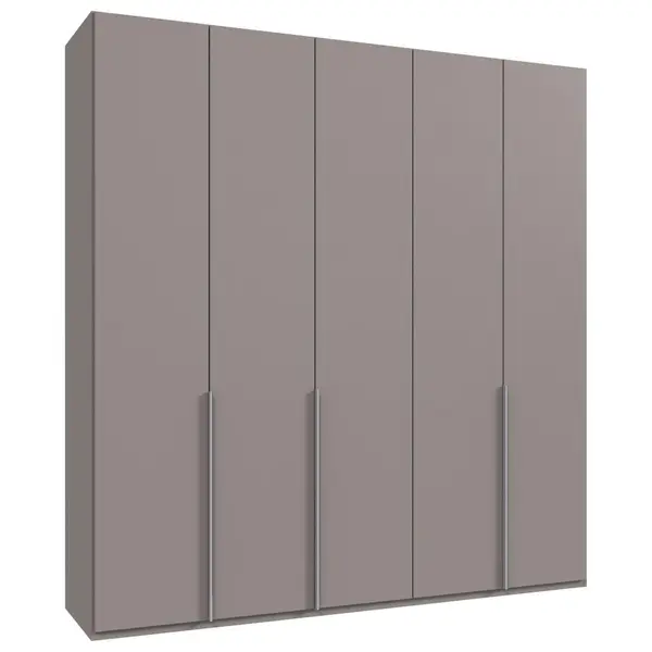 Dulap Cu Uși Rotative, 225/236/58 cm, gri, sahara