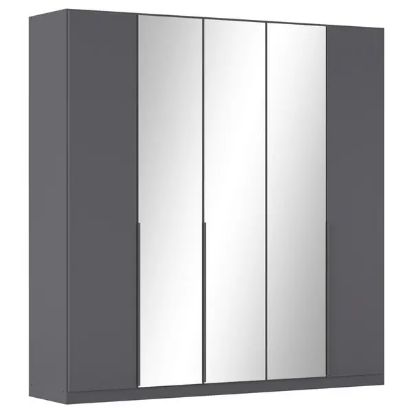 Dulap Cu Uși Rotative, 226/229/54 cm, gri