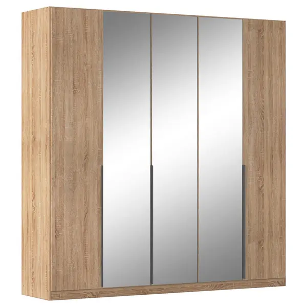 Dulap Cu Uși Rotative, 226/229/54 cm, stejar Sonoma