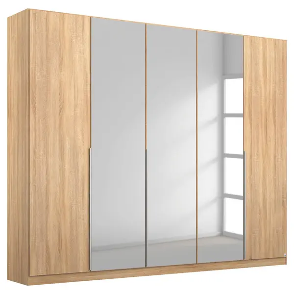Dulap Cu Uși Rotative, 226/229/54 cm, stejar Sonoma