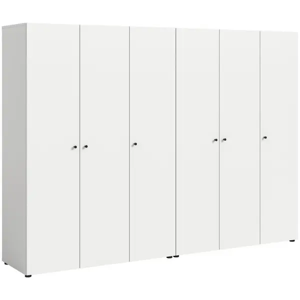 Dulap Cu Uși Rotative, 240/176/51 cm, alb
