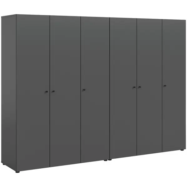 Dulap Cu Uși Rotative, 240/176/51 cm, antracit