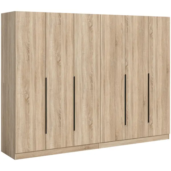 Dulap Cu Uși Rotative, 240/181/52 cm, stejar Sonoma