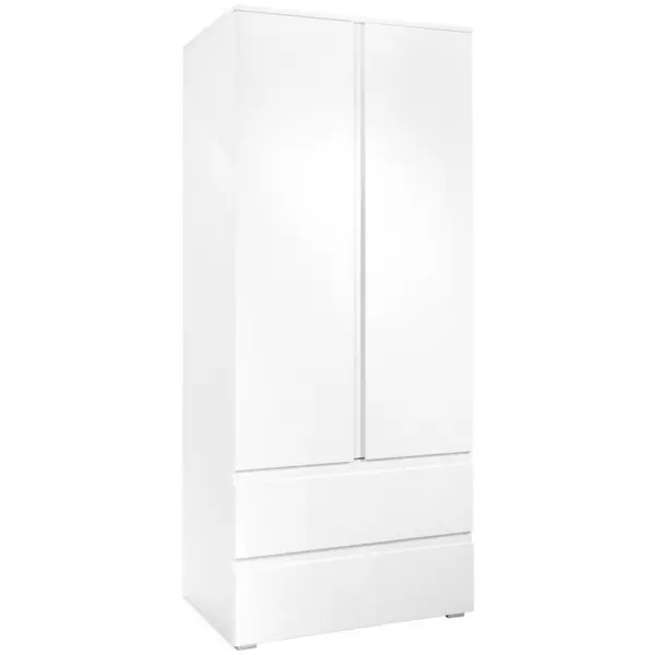 Dulap Cu Uși Rotative, 80/191/55 cm, alb