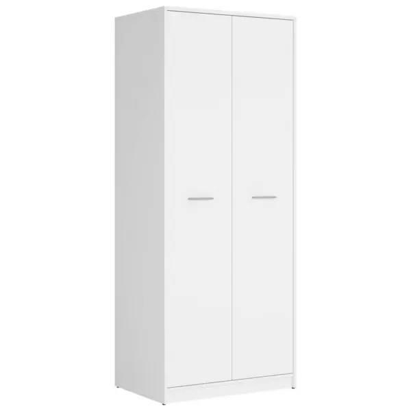 Dulap Cu Uși Rotative, 80/197/54,5 cm, alb