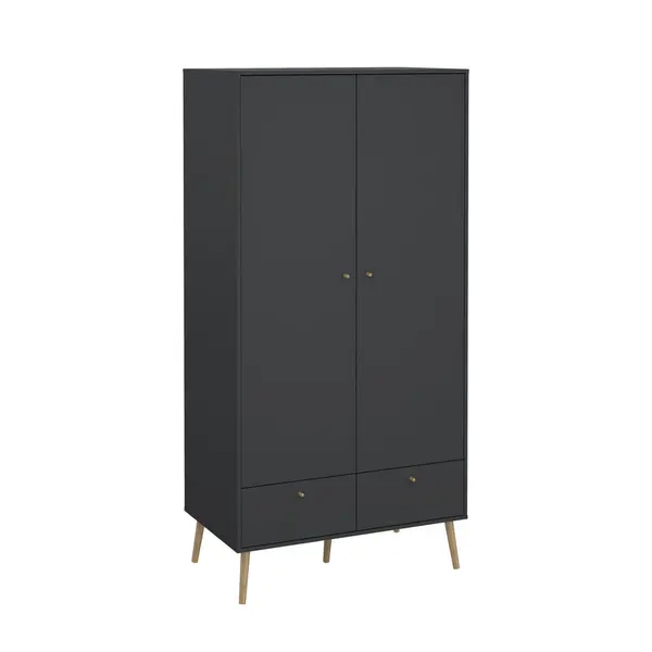Dulap Cu Uși Rotative, 98,7/200,1/58,1 cm, gri