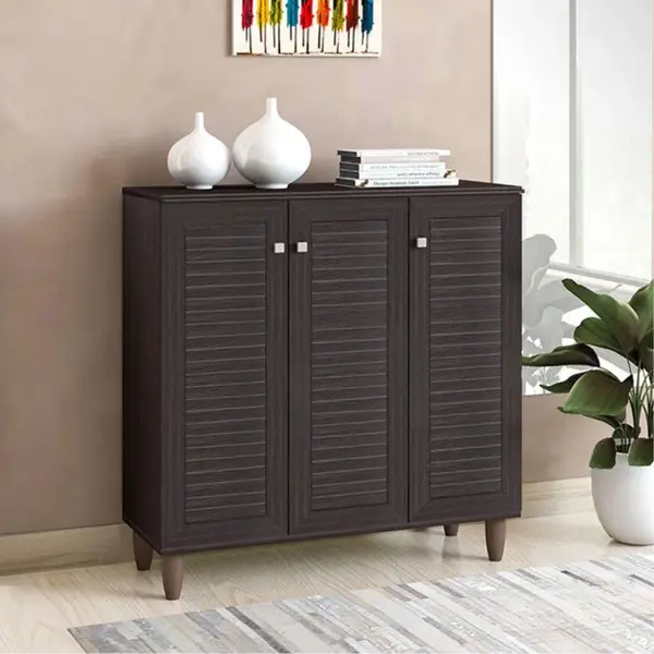 Dulap de pantofi SANTΟ, 16-20 perechi,Nuc, 89x34x91 cm