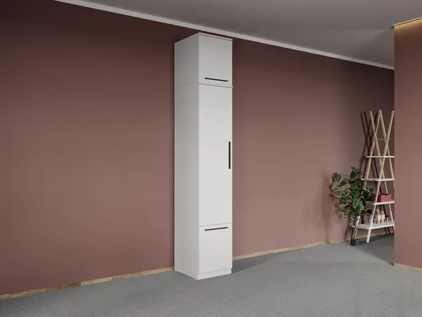Dulap dormitor Alb 1U cu suprapozabil - Madrid