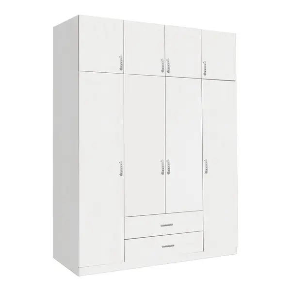 Dulap dormitor Royal Pako World Alb 200x58x230 cm