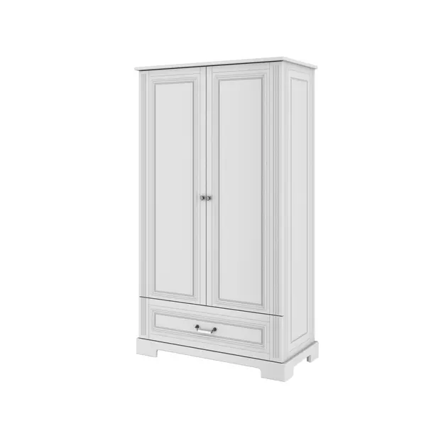 Dulap elegant Ines alb H180 cm