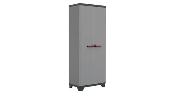 Dulap inalt Keter Stilo cu 3 polite, inaltime 173 cm, gri