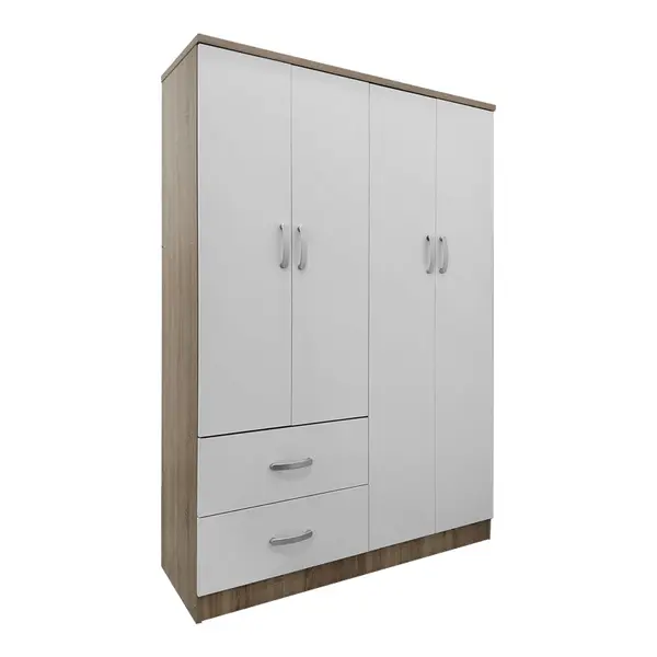 Dulap Lego cu 4 usi si 2 sertare, 121x42x181 cm