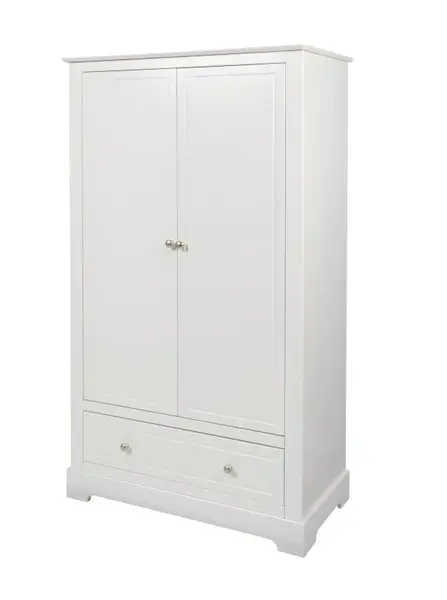 Dulap Marylou alb cu 2 sertare H174,6 cm