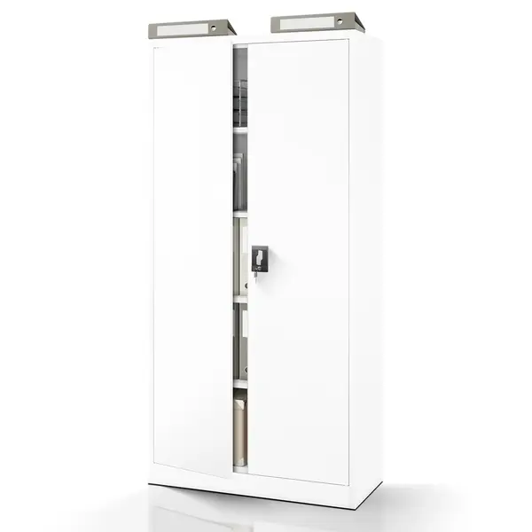 Dulap metalic cu incuietoare JAN H, 900 x 1950 x 400 mm, alb Dulap metalic cu încuietoare JAN H, 900 x 1950 x 400 mm, alb