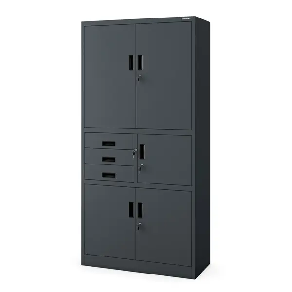 Dulap metalic cu seif FILIP II, 900 x 1850 x 400 mm, antracit Dulap metalic cu seif FILIP II, 900 x 1850 x 400 mm, antracit