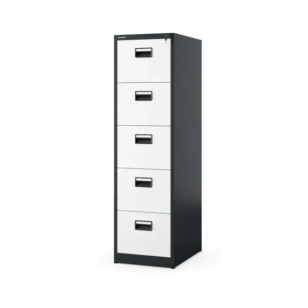 Dulap metalic de arhivare SARA V5, 460 x 1625.5 x 620 mm, antracit-alb Dulap metalic de arhivare SARA V5, 460 x 1625.5 x 620 mm, antracit-alb