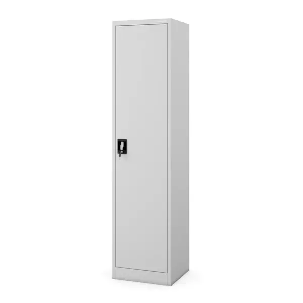 Dulap metalic ingust, cu rafturi ALEX, 450 x 1850 x 400 mm, gri Dulap metalic îngust, cu rafturi ALEX, 450 x 1850 x 400 mm, gri