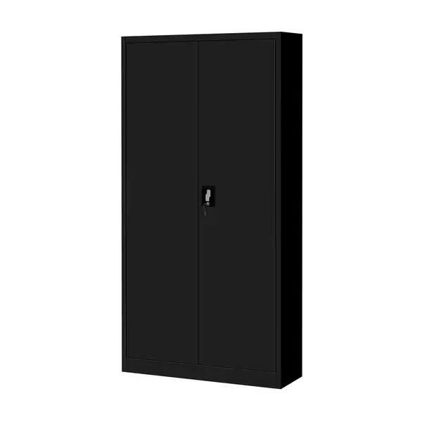 Dulap metalic pentru birou TOMASZ, 900 x 1850 x 450 mm, negru Dulap metalic pentru birou TOMASZ, 900 x 1850 x 450 mm, negru